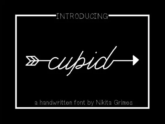 KL Cupid font