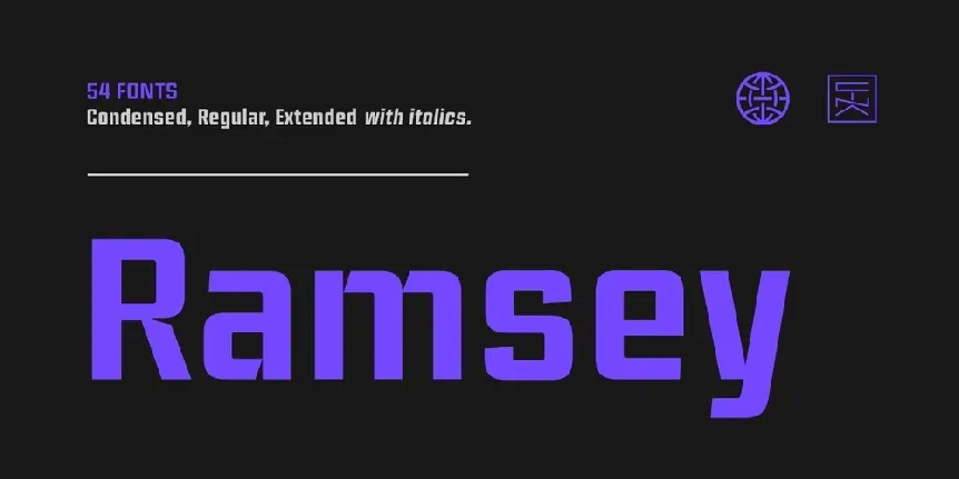 Ramsey font