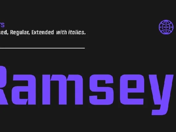 Ramsey font