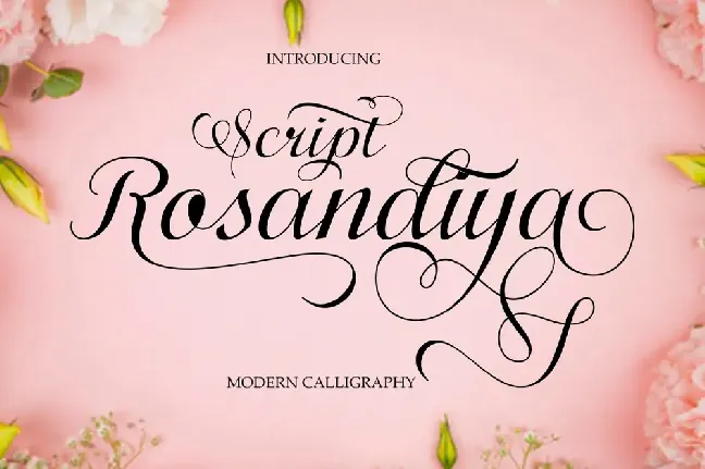 Rosandiya Script font