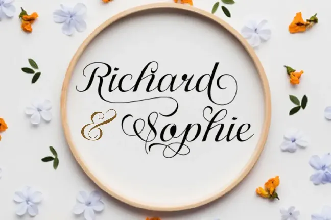 Rosandiya Script font