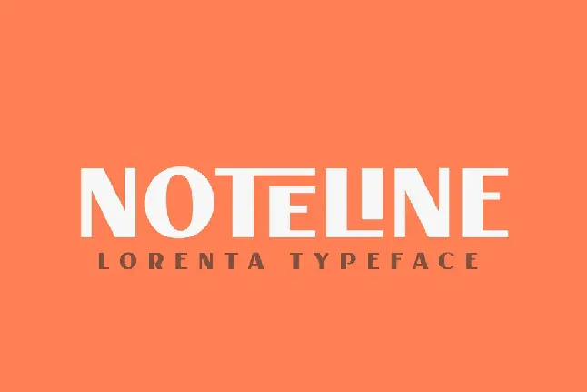 Lorenta font