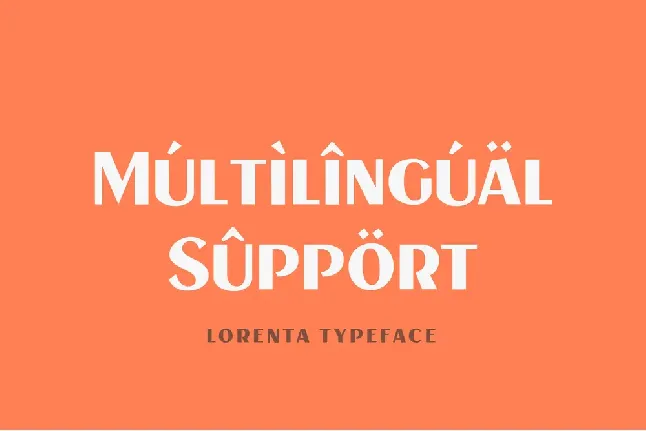 Lorenta font