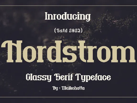 Nordstrom font