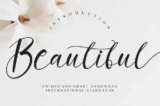 Beautiful font