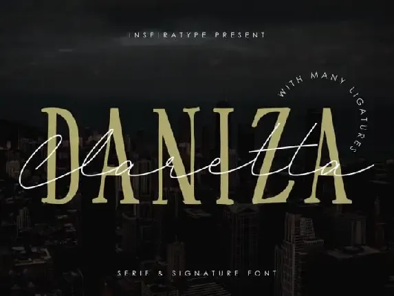 Daniza Claretta Handwritten font