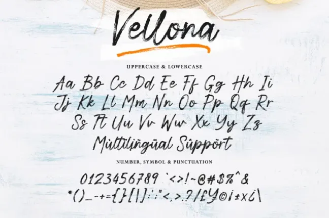 Vellona Brush font