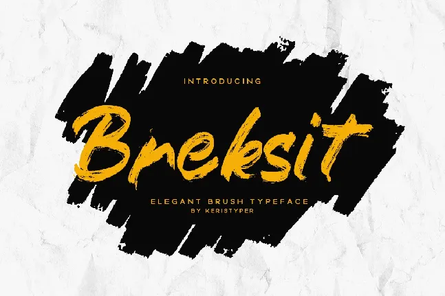 Breksit font