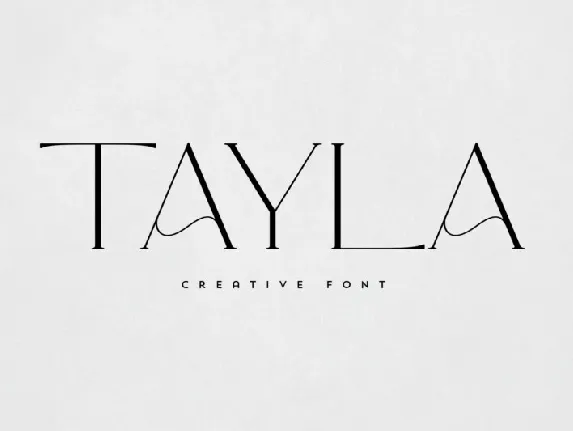 Tayla font