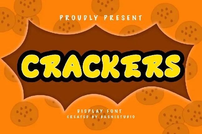 Crackers font