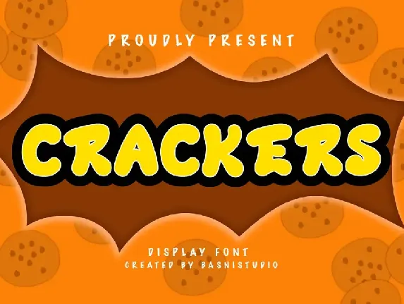 Crackers font