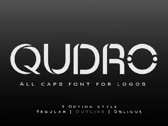 Qudro font