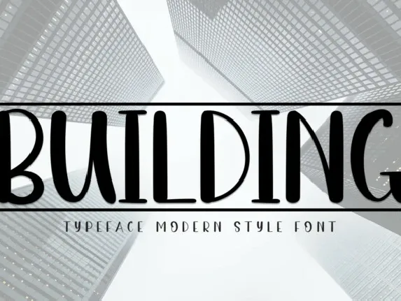 Building Display font