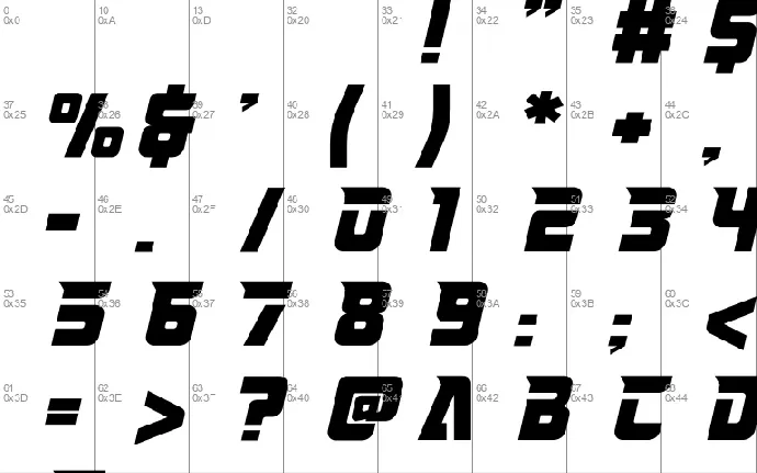 Quickstep font