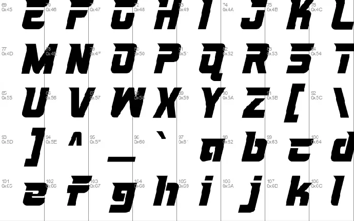 Quickstep font