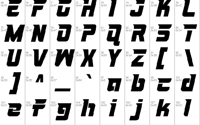 Quickstep font