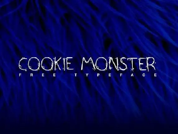 Cookie Monster font