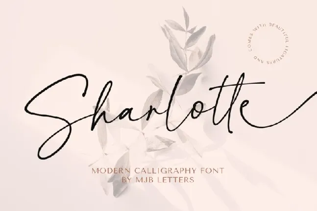 Sharlotte font