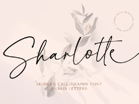 Sharlotte font