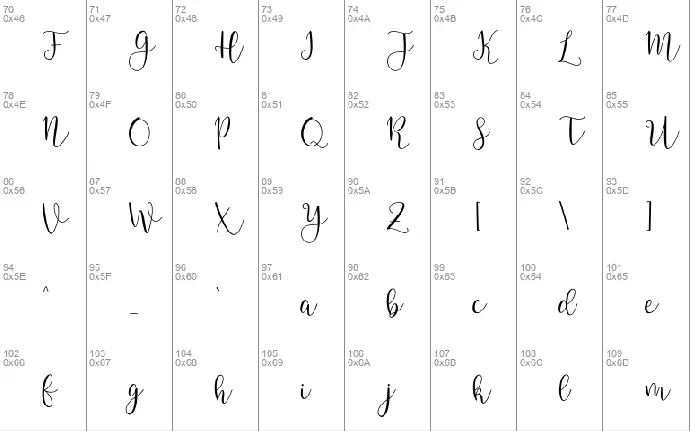 Lesillia font