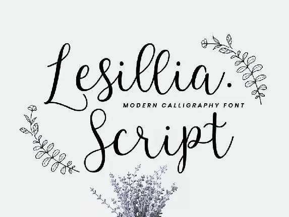 Lesillia font