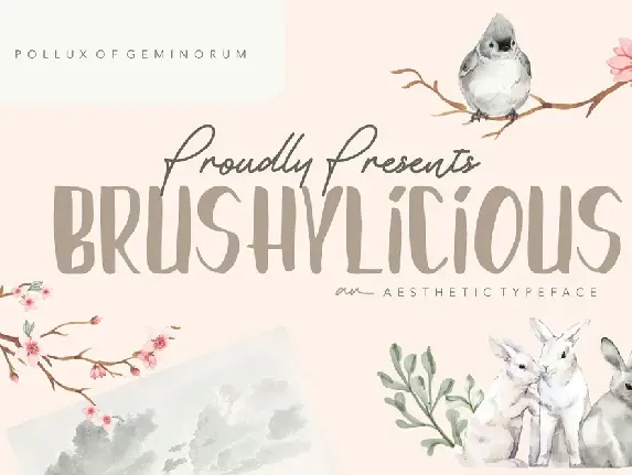 Brushylicious font