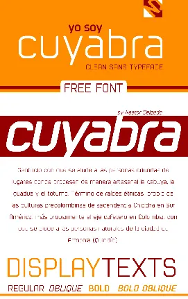 cuyabra font