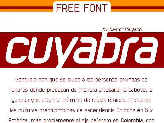 cuyabra font