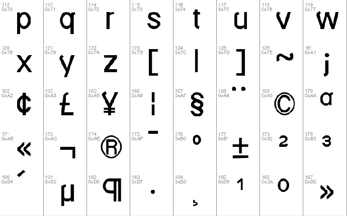 Bedizen font