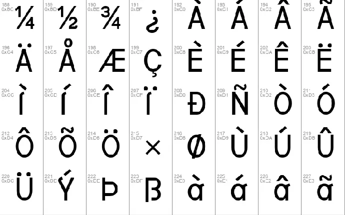 Bedizen font