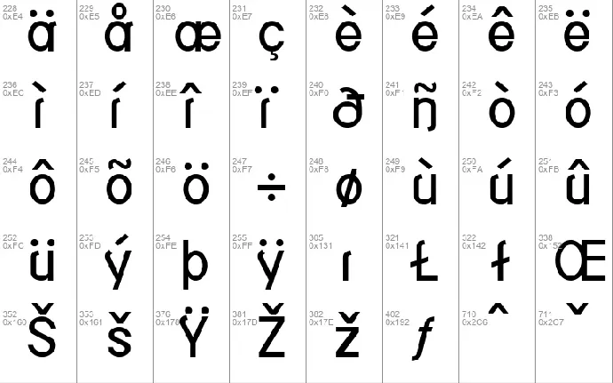 Bedizen font