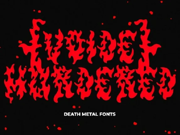 TF Voide Murdered font