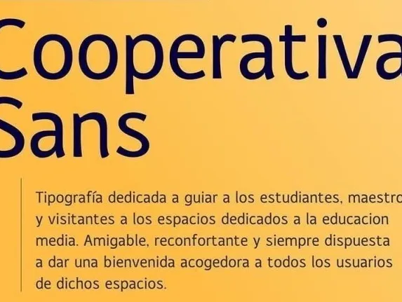 Cooperativa Sans font