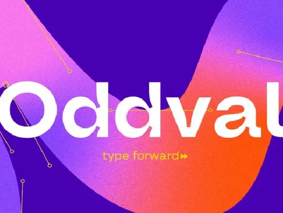 Oddval Family font