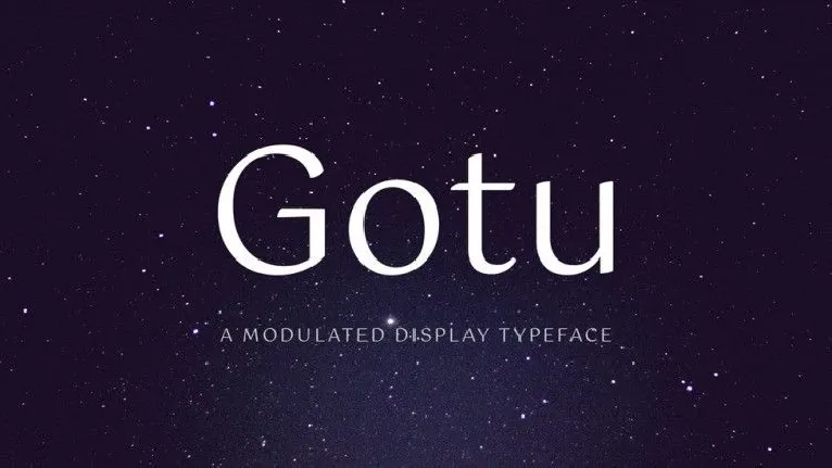 Gotu font