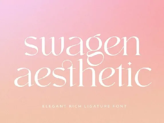 Swagen Aesthetic font