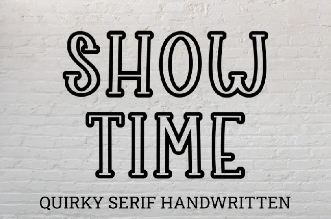 Show Time font