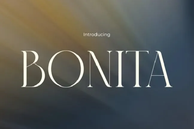 Bonita font