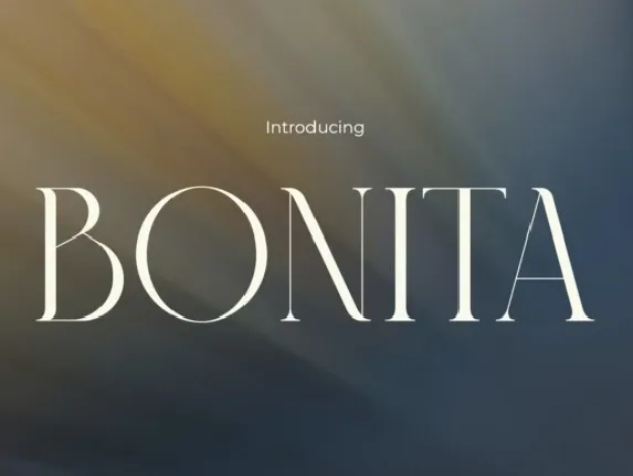 Bonita font