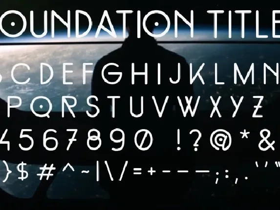 FoundationTitlesHand font