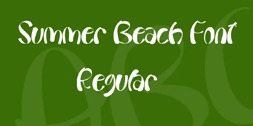 Summer Beach Font