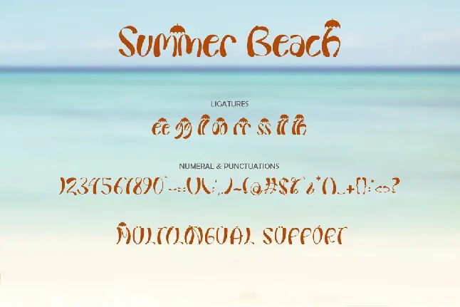 Summer Beach Font