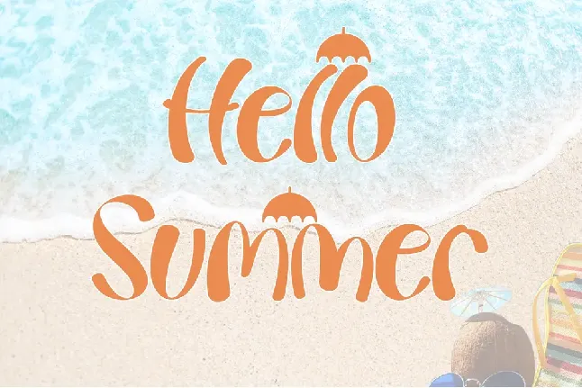 Summer Beach Font