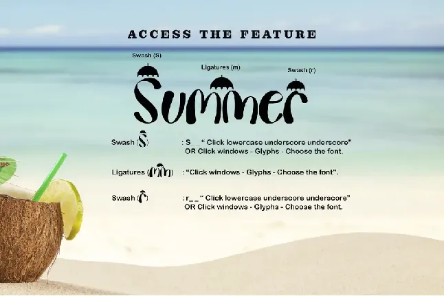 Summer Beach Font