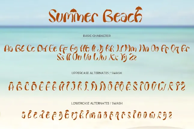 Summer Beach Font