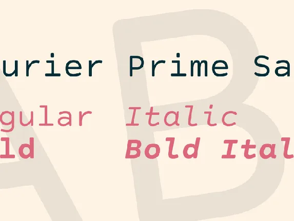 Courier Prime Sans font