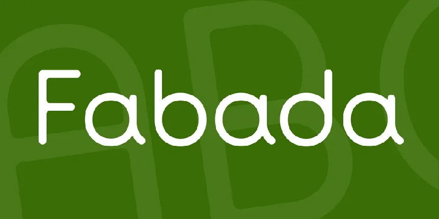 Fabada font