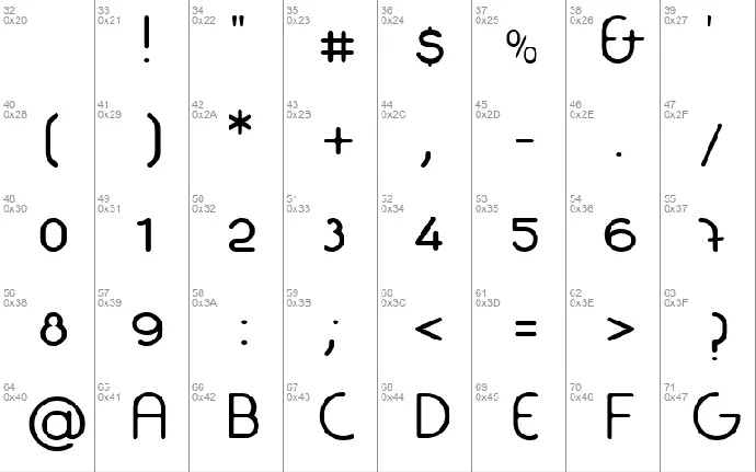 Fabada font