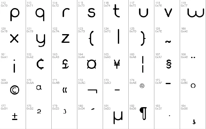 Fabada font