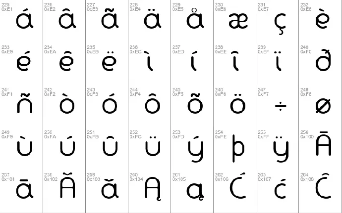 Fabada font